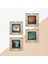 Stone Salvador Dalí, Claude Monet, Van Gogh, İstanbul Kız Kulesi Çerçeveli Taş Duvar Tablosu 4’lü Set - Dekoratif Modern Sanat, Ev ve Ofis Dekoru |TK4-751| 5