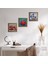 Çini Sanatı Yelkenli Gemi, Nar Taş Duvar Tablosu Ahşap Çerçeveli Duvar Dekoru 3 Parça Tablo Seti Wall Art W3-821 1