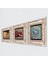Mandala, İki Müzisyen Kız Tablosu, Nar Taş Duvar Tablosu Çerçeveli Duvar Dekoru 3 Parça Tablo Seti Wall Art T3-1496 2