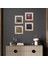 Yaşam Çiçeği, Hayat Ağacı, Fil, Nar Taş Duvar Tablosu Çerçeveli Duvar Dekoru 4 Parça Tablo Seti Wall Art T4-1290 1