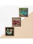Van Gogh İrisler, Şahmeran, Nar Ahşap Çerçeveli Taş Duvar Tablosu 3’lü Set – 25x25 cm Dekoratif Modern Sanat – Ev ve Ofis Dekoru |W3-972| 5
