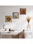 Nazar, Hayat Ağacı Taş Duvar Tablosu Ahşap Çerçeveli Duvar Dekoru 3 Parça Tablo Seti Wall Art W3-279 1