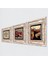 Salvador Dalí Belleğin Azmi, Hayat Ağacı, Nar Çerçeveli Taş Duvar Tablosu 3’lü Set - Dekoratif Modern Sanat, Ev ve Ofis Dekoru |TK3-952| 2