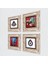Stone Nazar, Fil, Kuş Çerçeveli Taş Duvar Tablosu 4’lü Set - Dekoratif Modern Sanat, Ev ve Ofis Dekoru |TK4-1470| 2
