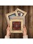 Desen, Vintage Çiçek Taş Duvar Tablosu Çerçeveli Duvar Dekoru 4 Parça Tablo Seti Wall Art T4-1480 3