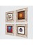 Nazar, Fil, Sri Yantra, Şahmeran Çerçeveli Taş Duvar Tablosu 4’lü Set - Dekoratif Modern Sanat, Ev ve Ofis Dekoru |TK4-1437| 2