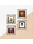 Nazar, Fil, Sri Yantra, Şahmeran Çerçeveli Taş Duvar Tablosu 4’lü Set - Dekoratif Modern Sanat, Ev ve Ofis Dekoru |TK4-1437| 5