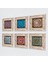 Mandala Taş Duvar Tablosu Çerçeveli Duvar Dekoru 6 Parça Tablo Seti Wall Art T6-95 2