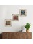 Yaşam Çiçeği, Nazar, Nar Çerçeveli Taş Duvar Tablosu 3’lü Set - Dekoratif Modern Sanat, Ev ve Ofis Dekoru |TK3-1680| 1