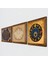 Lotus Çiçeği, Yaşam Çiçeği, Nazar Taş Duvar Tablosu Ahşap Çerçeveli Duvar Dekoru 3 Parça Tablo Seti Wall Art W3-368 2