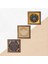 Lotus Çiçeği, Yaşam Çiçeği, Nazar Taş Duvar Tablosu Ahşap Çerçeveli Duvar Dekoru 3 Parça Tablo Seti Wall Art W3-368 5