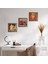 Picasso Avignonlu Kızlar, İki Müzisyen Kız Tablosu, Nar Taş Duvar Tablosu Ahşap Çerçeveli Duvar Dekoru 3 Parça Tablo Seti Wall Art W3-1516 1