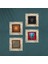 Yaşam Çiçeği, Fil, Sri Yantra, Hayat Ağacı Taş Duvar Tablosu Çerçeveli Duvar Dekoru 4 Parça Tablo Seti Wall Art T4-526 4