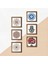 Nazar, Yaşam Çiçeği, Sri Yantra, Nar Ağacı, Fatma Ana Eli (Hamsa) Taş Duvar Tablosu Ahşap Çerçeveli Duvar Dekoru 6 Parça Tablo Seti Wall Art W6-71 5