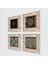 Sri Yantra, Yaşam Çiçeği, Hayat Ağacı Taş Duvar Tablosu Çerçeveli Duvar Dekoru 4 Parça Tablo Seti Wall Art T4-727 2