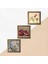 Lale Ebru Sanatı, Kelebekli Çiçek, Nar Taş Duvar Tablosu Ahşap Çerçeveli Duvar Dekoru 3 Parça Tablo Seti Wall Art W3-1157 5