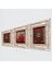 Desen, Nar Taş Duvar Tablosu Çerçeveli Duvar Dekoru 3 Parça Tablo Seti Wall Art T3-1809 2