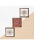 Mandala, Yaşam Çiçeği, Sri Yantra Ahşap Çerçeveli Taş Duvar Tablosu 3’lü Set – 25x25 cm Dekoratif Modern Sanat – Ev ve Ofis Dekoru |W3-394| 5