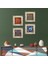 Nazar, Yaşam Çiçeği, Mandala Taş Duvar Tablosu Çerçeveli Duvar Dekoru 4 Parça Tablo Seti Wall Art T4-1591 1