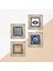Stone Nazar, Mandala, Lotus Çiçeği Çerçeveli Taş Duvar Tablosu 4’lü Set - Dekoratif Modern Sanat, Ev ve Ofis Dekoru |TK4-1623| 5