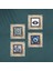 Nazar, Mandala, Çini Sanatı Yelkenli Gemi Taş Duvar Tablosu Çerçeveli Duvar Dekoru 4 Parça Tablo Seti Wall Art T4-1624 4