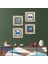 Nazar, Mandala, Kelebek Taş Duvar Tablosu Çerçeveli Duvar Dekoru 4 Parça Tablo Seti Wall Art T4-1642 1