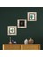 Yaprak, Hayat Ağacı Çerçeveli Taş Duvar Tablosu 3’lü Set - Dekoratif Modern Sanat, Ev ve Ofis Dekoru |TK3-422| 1