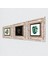Yaprak, Hayat Ağacı Çerçeveli Taş Duvar Tablosu 3’lü Set - Dekoratif Modern Sanat, Ev ve Ofis Dekoru |TK3-422| 2