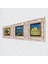 Van Gogh Sarı Ev, Ren Nehri’nde Yıldızlı Bir Gece, Süsenler Taş Duvar Tablosu Çerçeveli Duvar Dekoru 3 Parça Tablo Seti Wall Art T3-518 2