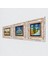 Van Gogh Çerçeveli Taş Duvar Tablosu 3’lü Set - Dekoratif Modern Sanat, Ev ve Ofis Dekoru |TK3-533| 2