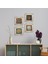 Yaşam Çiçeği, Lotus Çiçeği, Sri Yantra Çerçeveli Taş Duvar Tablosu 4’lü Set - Dekoratif Modern Sanat, Ev ve Ofis Dekoru |TK4-569| 1