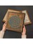 Stone Yaşam Çiçeği, Lotus Çiçeği, Nazar Ahşap Çerçeveli Taş Duvar Tablosu 4’lü Set – 25x25 cm Dekoratif Modern Sanat – Ev ve Ofis Dekoru |W4-823| 4