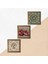 Mandala, Hayat Ağacı, Nar Ahşap Çerçeveli Taş Duvar Tablosu 3’lü Set – 25x25 cm Dekoratif Modern Sanat – Ev ve Ofis Dekoru |W3-942| 5
