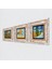 Stone Van Gogh Çerçeveli Taş Duvar Tablosu 3’lü Set - Dekoratif Modern Sanat, Ev ve Ofis Dekoru |TK3-557| 2