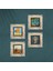 Van Gogh Çerçeveli Taş Duvar Tablosu 4’lü Set - Dekoratif Modern Sanat, Ev ve Ofis Dekoru |TK4-73| 4