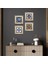 Stone Nazar Çerçeveli Taş Duvar Tablosu 4’lü Set - Dekoratif Modern Sanat, Ev ve Ofis Dekoru |TK4-1234| 1