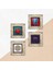 Hayat Ağacı, Fil, Yaşam Çiçeği, Nar Taş Duvar Tablosu Çerçeveli Duvar Dekoru 4 Parça Tablo Seti Wall Art T4-1277 5