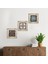 Stone Yaşam Çiçeği Çerçeveli Taş Duvar Tablosu 3’lü Set - Dekoratif Modern Sanat, Ev ve Ofis Dekoru |TK3-135| 1
