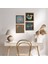 Nazar, Yaşam Çiçeği, Şahmeran Taş Duvar Tablosu Ahşap Çerçeveli Duvar Dekoru 4 Parça Tablo Seti Wall Art W4-483 1