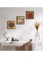Vav, Nazar Boncuğu, Bereket Duası Taş Duvar Tablosu Ahşap Çerçeveli Duvar Dekoru 3 Parça Tablo Seti Wall Art W3-287 1