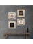 Yaşam Çiçeği, Sri Yantra, Hayat Ağacı Taş Duvar Tablosu Çerçeveli Duvar Dekoru 4 Parça Tablo Seti Wall Art T4-735 1