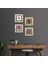 Nazar, Nar Ağacı Taş Duvar Tablosu Çerçeveli Duvar Dekoru 4 Parça Tablo Seti Wall Art T4-1803 1