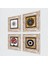 Nazar, Nar Ağacı Taş Duvar Tablosu Çerçeveli Duvar Dekoru 4 Parça Tablo Seti Wall Art T4-1803 2