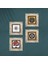 Nazar, Nar Ağacı Taş Duvar Tablosu Çerçeveli Duvar Dekoru 4 Parça Tablo Seti Wall Art T4-1803 4