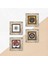 Nazar, Nar Ağacı Taş Duvar Tablosu Çerçeveli Duvar Dekoru 4 Parça Tablo Seti Wall Art T4-1803 5