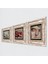Çingene Kızı Mozaiği, Kelebekli Çiçek, Nar Taş Duvar Tablosu Çerçeveli Duvar Dekoru 3 Parça Tablo Seti Wall Art T3-1140 2