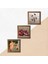 Ebru Sanatı, İki Müzisyen Kız Tablosu, Nar Taş Duvar Tablosu Ahşap Çerçeveli Duvar Dekoru 3 Parça Tablo Seti Wall Art W3-1500 5