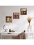 Salvador Dalí Belleğin Azmi, İki Müzisyen Kız Tablosu, Nar Taş Duvar Tablosu Ahşap Çerçeveli Duvar Dekoru 3 Parça Tablo Seti Wall Art W3-1520 1