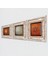 Stone Sri Yantra Çerçeveli Taş Duvar Tablosu 3’lü Set - Dekoratif Modern Sanat, Ev ve Ofis Dekoru |TK3-39| 2