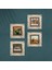 Van Gogh, Leonardo da Vinci, Çığlık, Yerli Kadınlar Taş Duvar Tablosu Çerçeveli Duvar Dekoru 4 Parça Tablo Seti Wall Art T4-1751 4